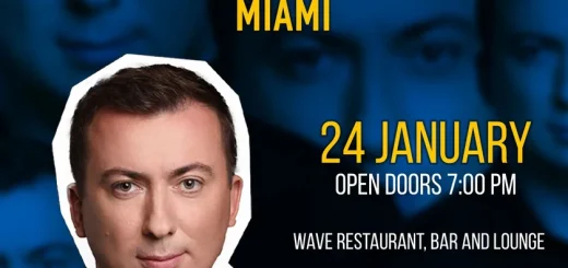 Валерий Жидков Stand Up в Майами 2026 — Билеты и Расписание